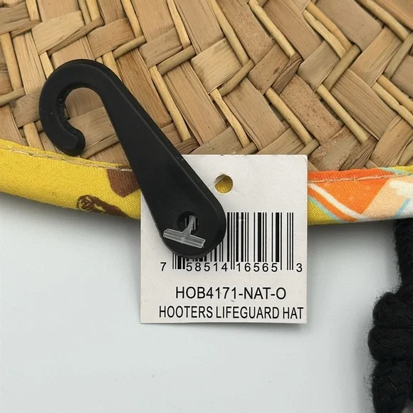 Hooters‎ Beach Lifeguard Straw Hat NWT RARE